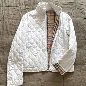 White Burberry Jacket